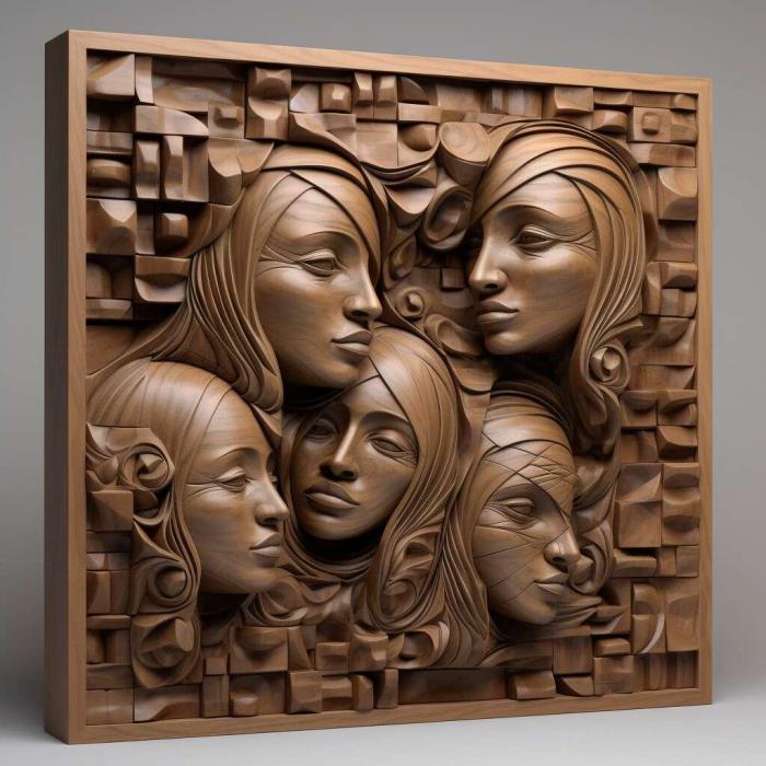 نموذج ثلاثي الأبعاد لآلة CNC 3D Art 